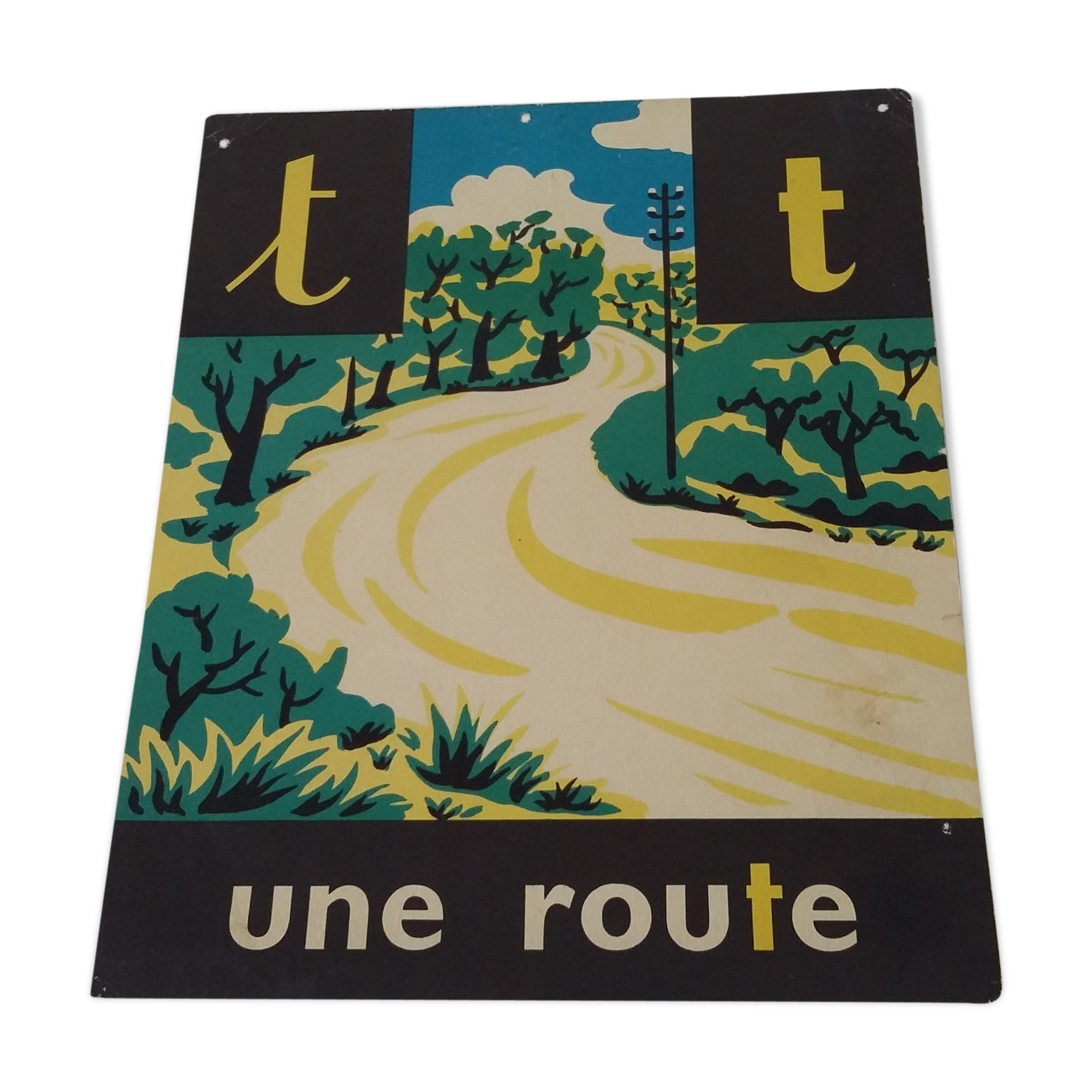 The road, reading image