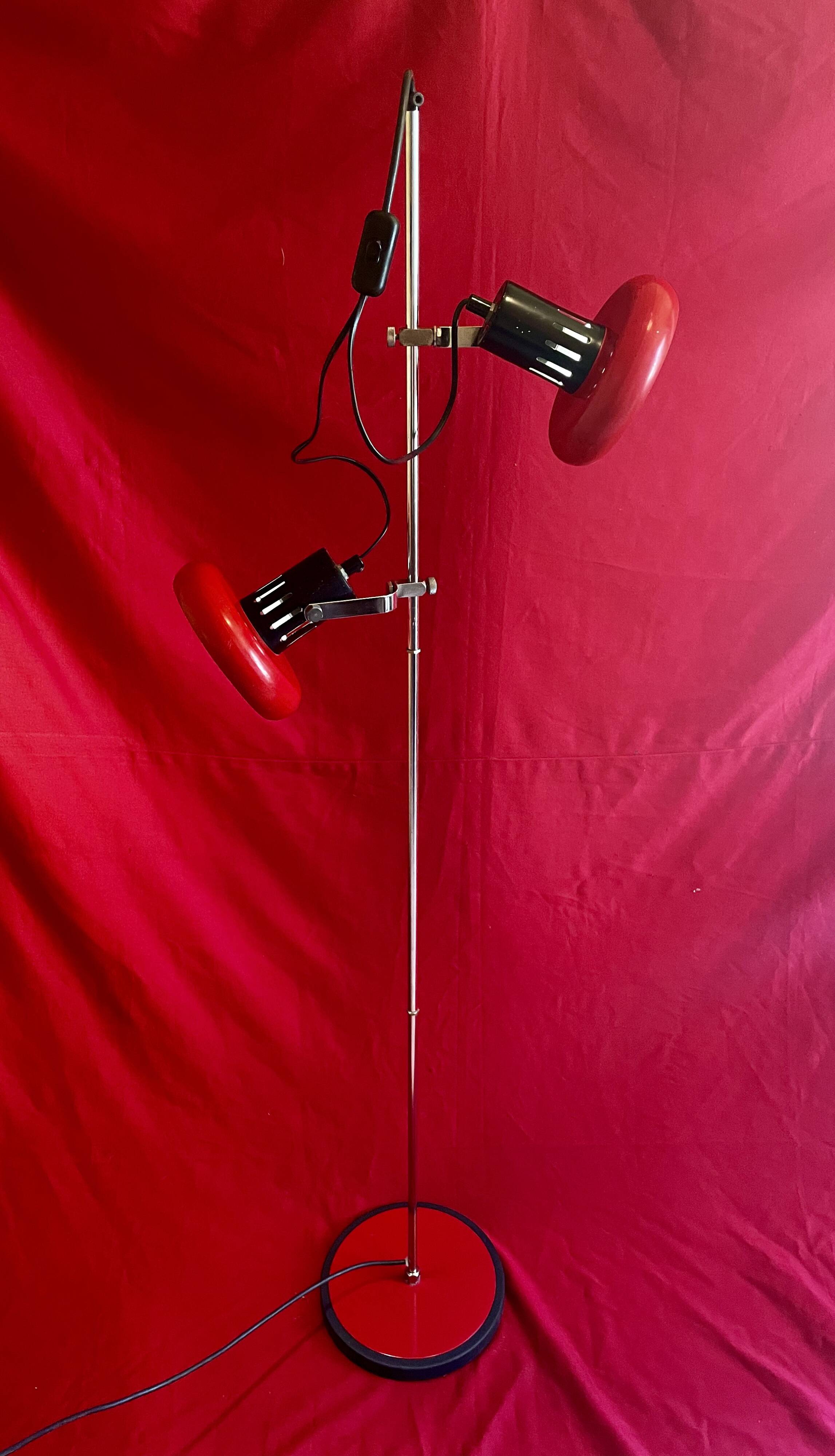 "Aluminor" Floor Lamp, Space Age, Vintage, 70s