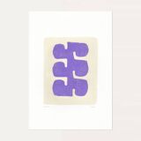 Collection of abstract paintings on paper signed eawy.