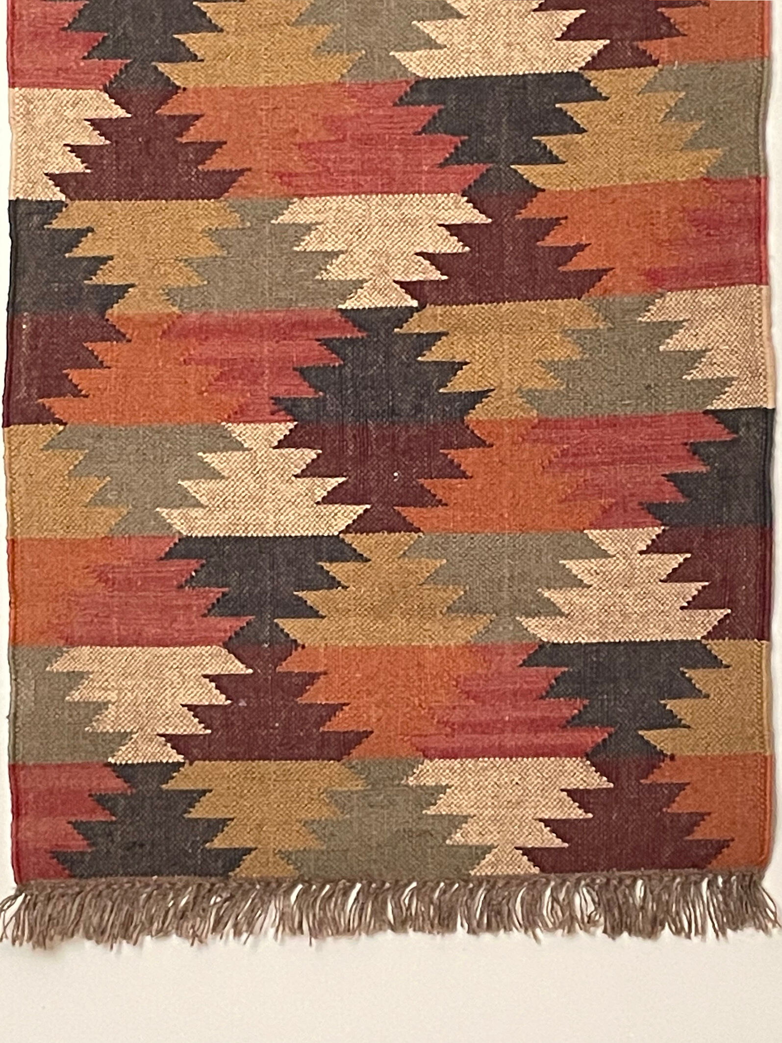 2.5 x 4 jute handwoven kilim runner carpet, rug, 75 x 120 cm