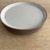 Lot de 6 assiettes en grès