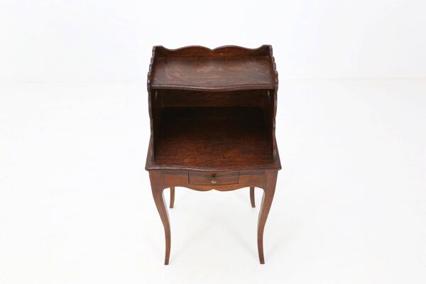 table de chevet en bois de style Louis XV, France vers 1900