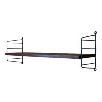 60s 70s teak string shelf module by Kajsa & Nils “Nisse” Strinning Sweden 60s