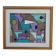 Tableau abstrait géométrique coloré