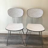 Set of 2 Formica chairs