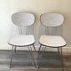Set of 2 Formica chairs