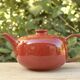 Vintage Melitta Ceracron red teapot - Glazed ceramic - Made in Germany - 1970s