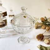 Genuine Bohemian crystal candy box, Czechoslovakia, 1950s-60s