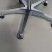 Office chair with armrests / turnable / not height adjustable