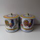 2 Metal boxes HB Henriot Quimper (16cm)