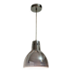 Vintage industrial pendant light - Polished chrome metal