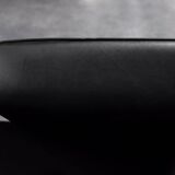 Vintage Mid-Century Modern Danish Black Leather Lounge Chair by Georg Thams