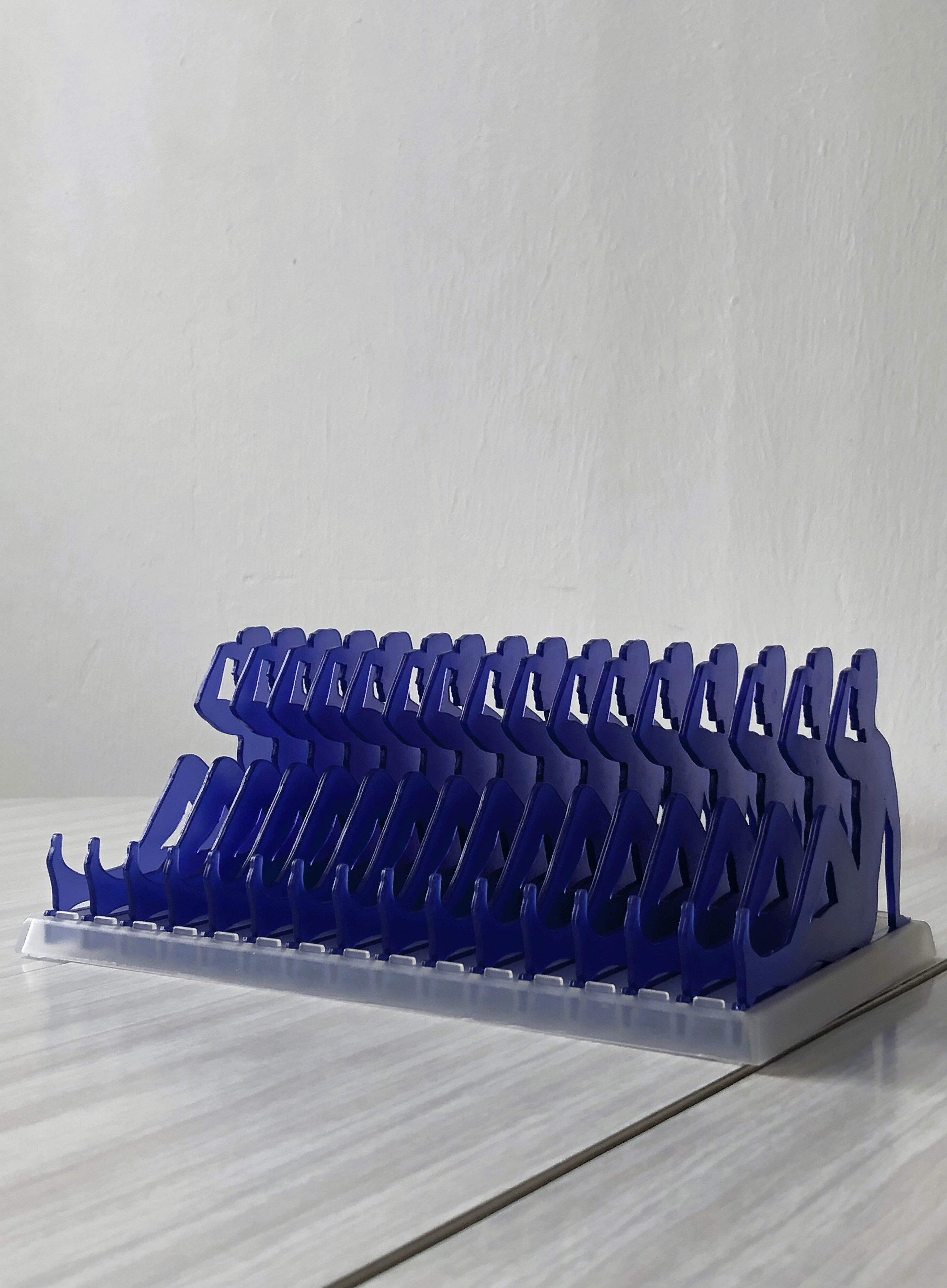 Vinyl rack by Peter Solomon Sally