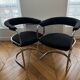 Chaises cantilever en acier tubulaire vintage des années 50