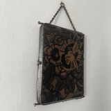 Barber vintage mirror 1930 - 28x69cm