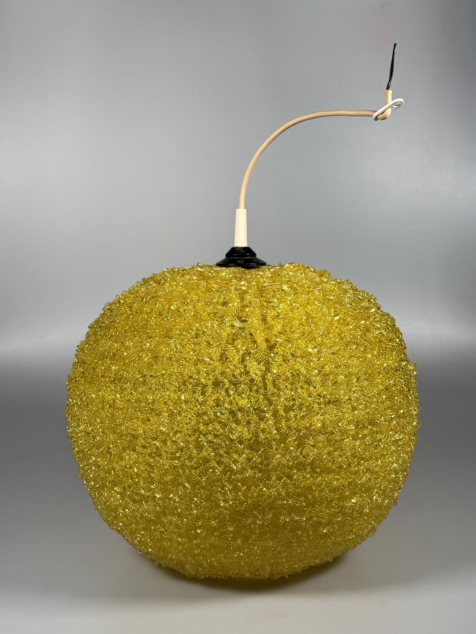 1960s/70s Ceiling Lamp Globe Lamp Acrylic Plastic "Spaghetti" Style