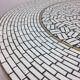 Large Round Mosaic Coffee Table by Berthold Muller, 1950s
