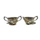 Pop art sugar bowl and milk jug, Sweden, 1960s, set of 3