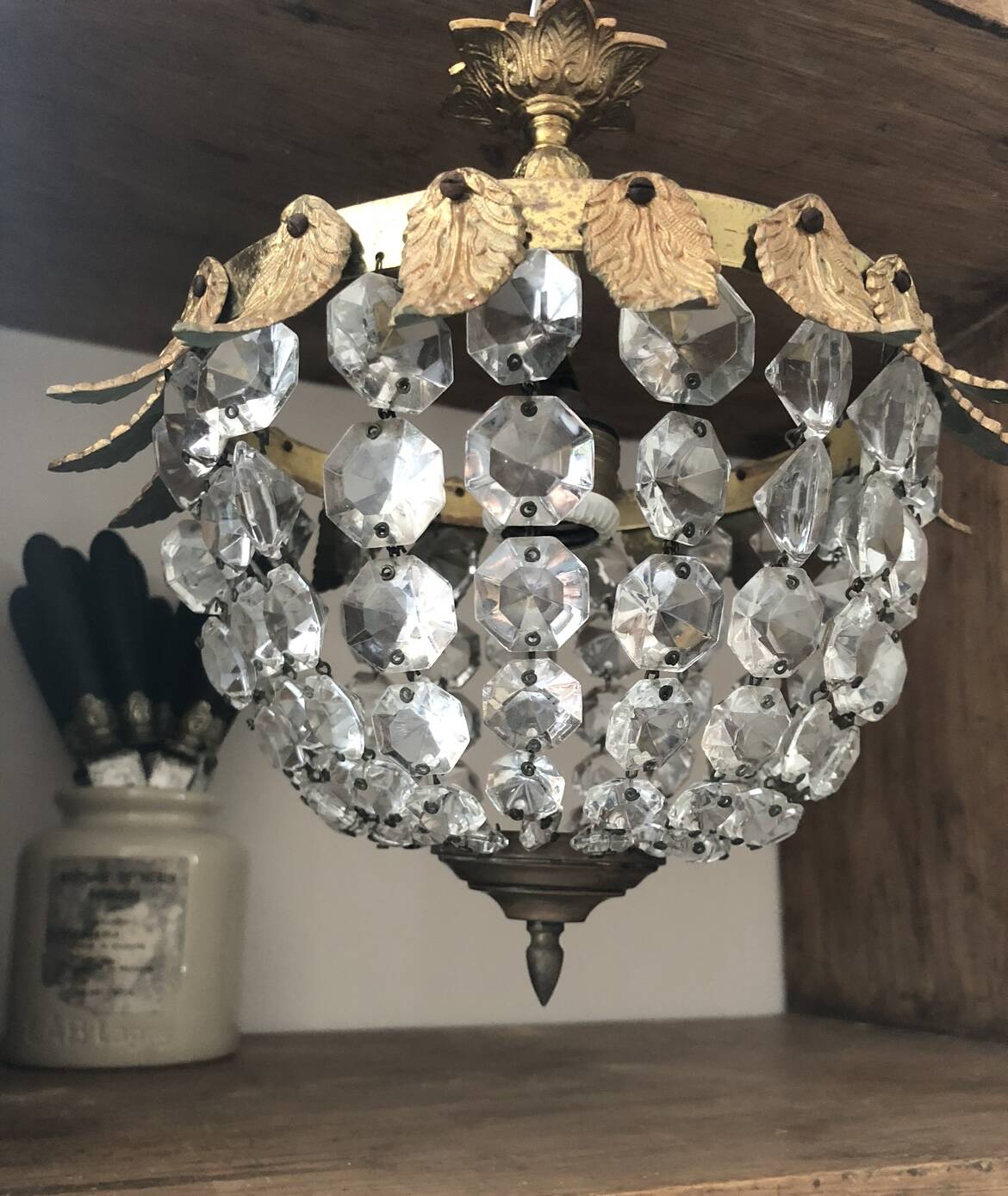 Small chandelier with tassels