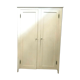 20th century patinated solid fir storage cabinet