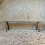 Paire de bancs rustiques