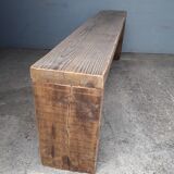 Old solid wood bench