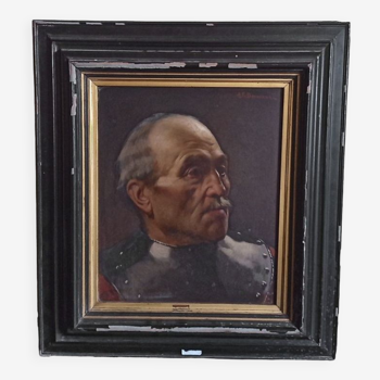 Portrait oil on panel