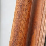 Henry II style bevelled oak mirror 95x154cm