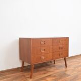 Danish oak chest of drawers