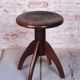 Mid-Century Czech Beech Piano Stool, 1940s