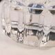 Carved crystal vase