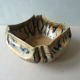 Void signed pocket méténier, enamelled stoneware, period art deco