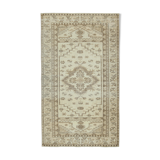 Handwoven Decorative Anatolian Beige Rug 160 cm x 273 cm