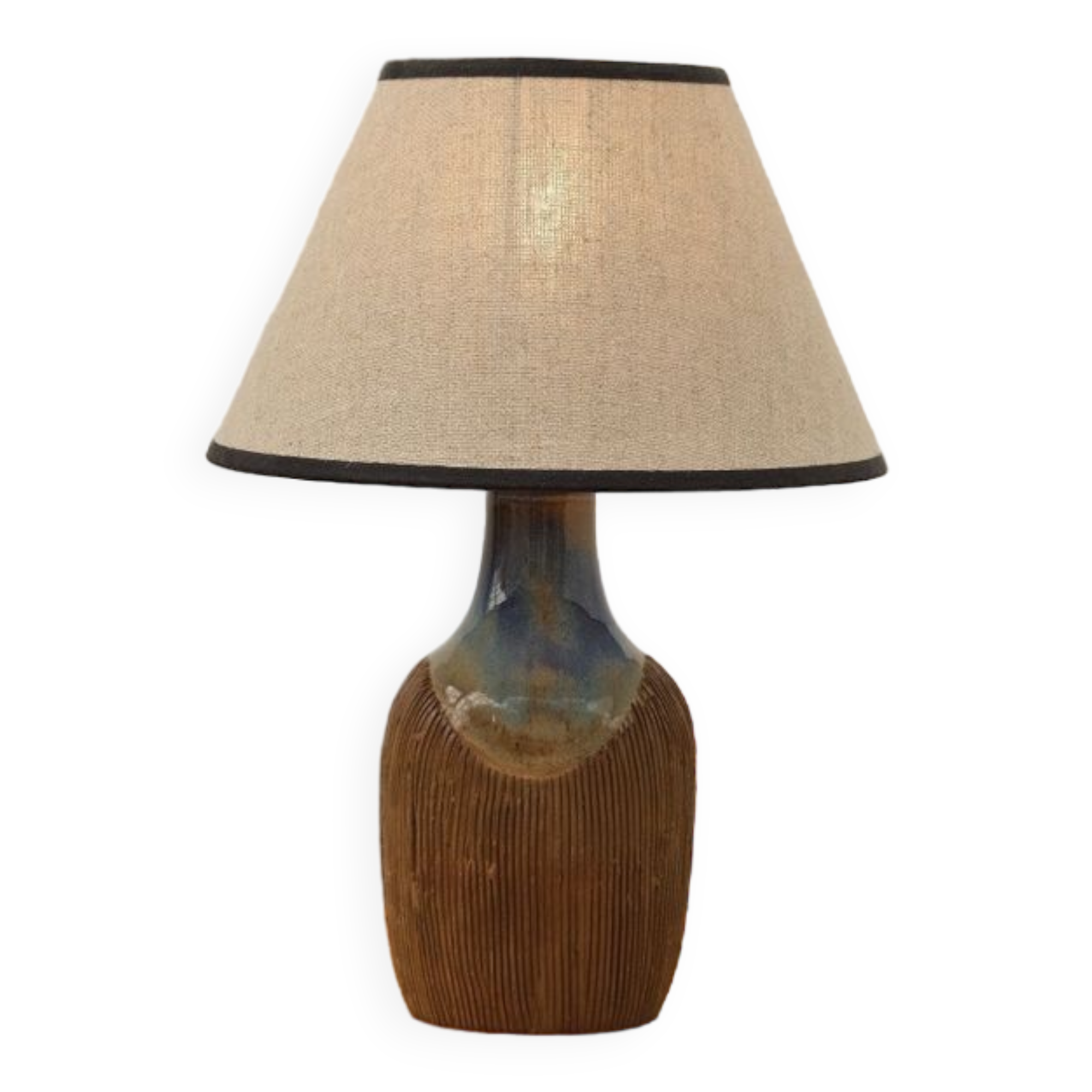 Scandinavian ceramic lamp by lyfa, 1970