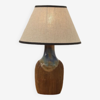 Lampe scandinave en ceramique de lyfa , 1970