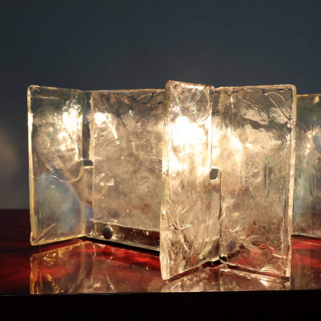 Carlo Nason Mazzega Lampada Da Tavolo/parete vetro iridescente Design