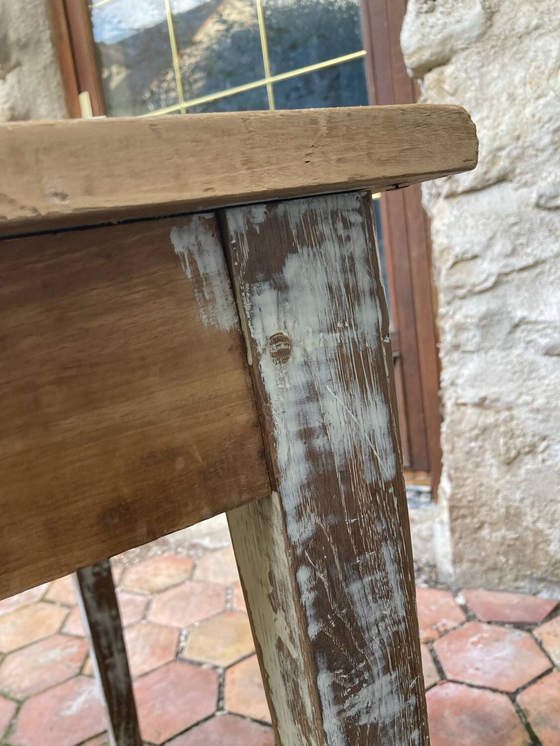 Vintage farmhouse table