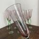 Coupes à champagne, verre soufflé, tulipe