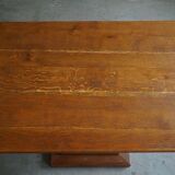 Art Nouveau dining table/desk in oak, early 20th century.