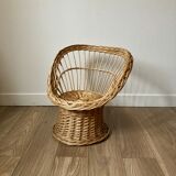 Wicker children's chair