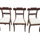 Solid mahogany chairs x 3