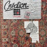 Vintage virgin wool rug