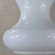 Vintage white opaline glass pendant light.
