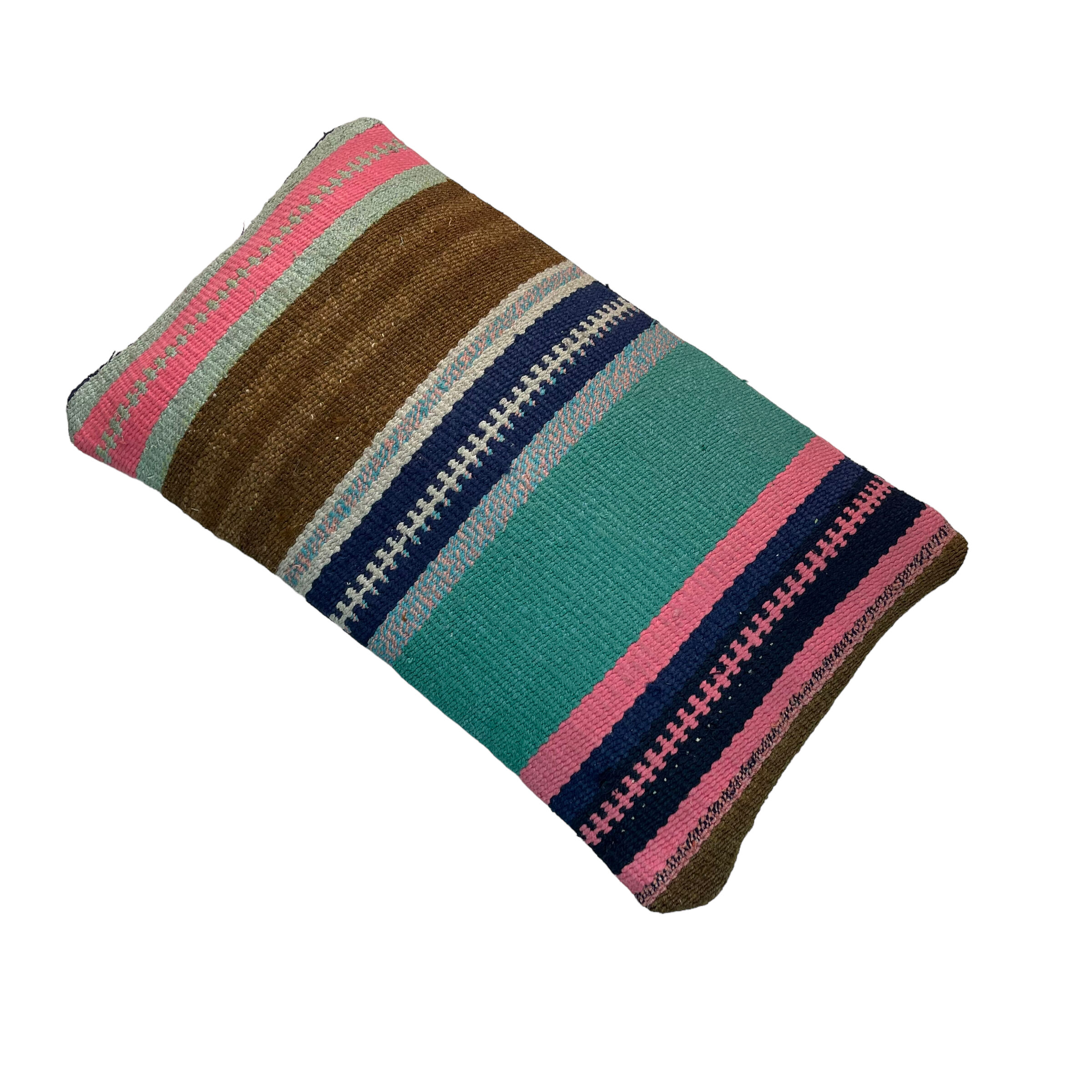 Vintage turkish kilim cushion cover 30x50cm