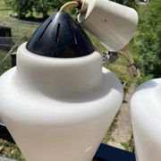 Vintage Philips suspension, 1960s, futuristic design, ve