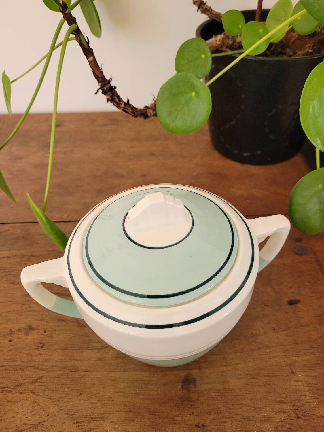 Ceranord France sugar bowl