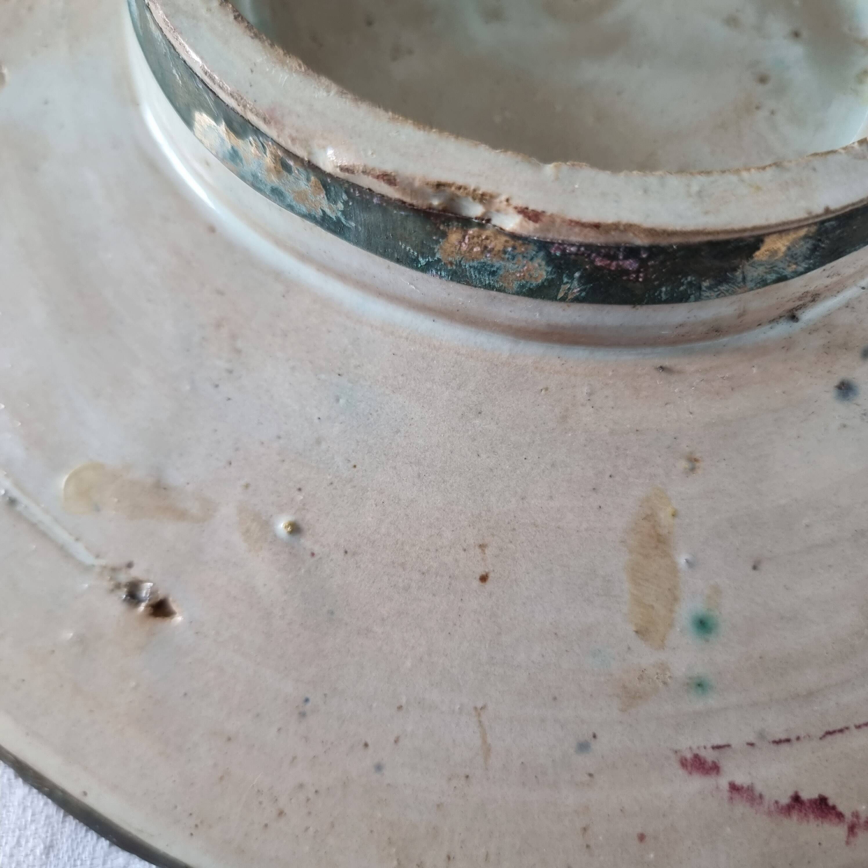 Exceptional 17th-18th century Hispano-Mudéjar bowl/plaque, framed