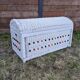 Vintage wicker chest shabby chic