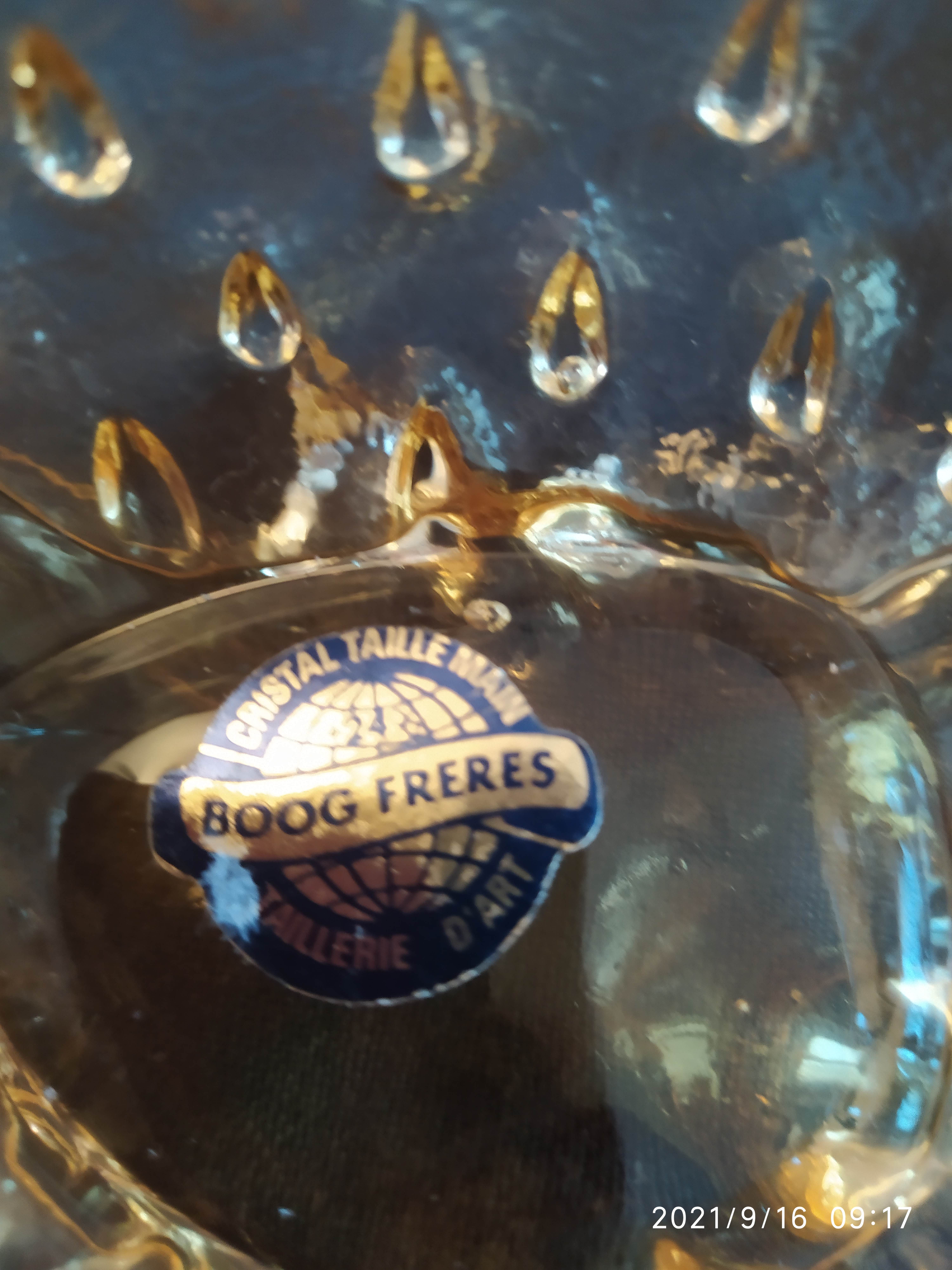 Vintage crystal candy from Boog Frères