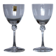 Set of two Daum glasses, Bolero model.